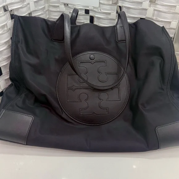 Tory Burch Black Nylon Tote - Picture 7 of 7